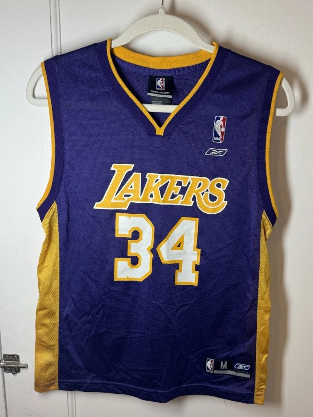 Reebok Shaquille ONeal Lakers 34 Youth Jersey M 10-12